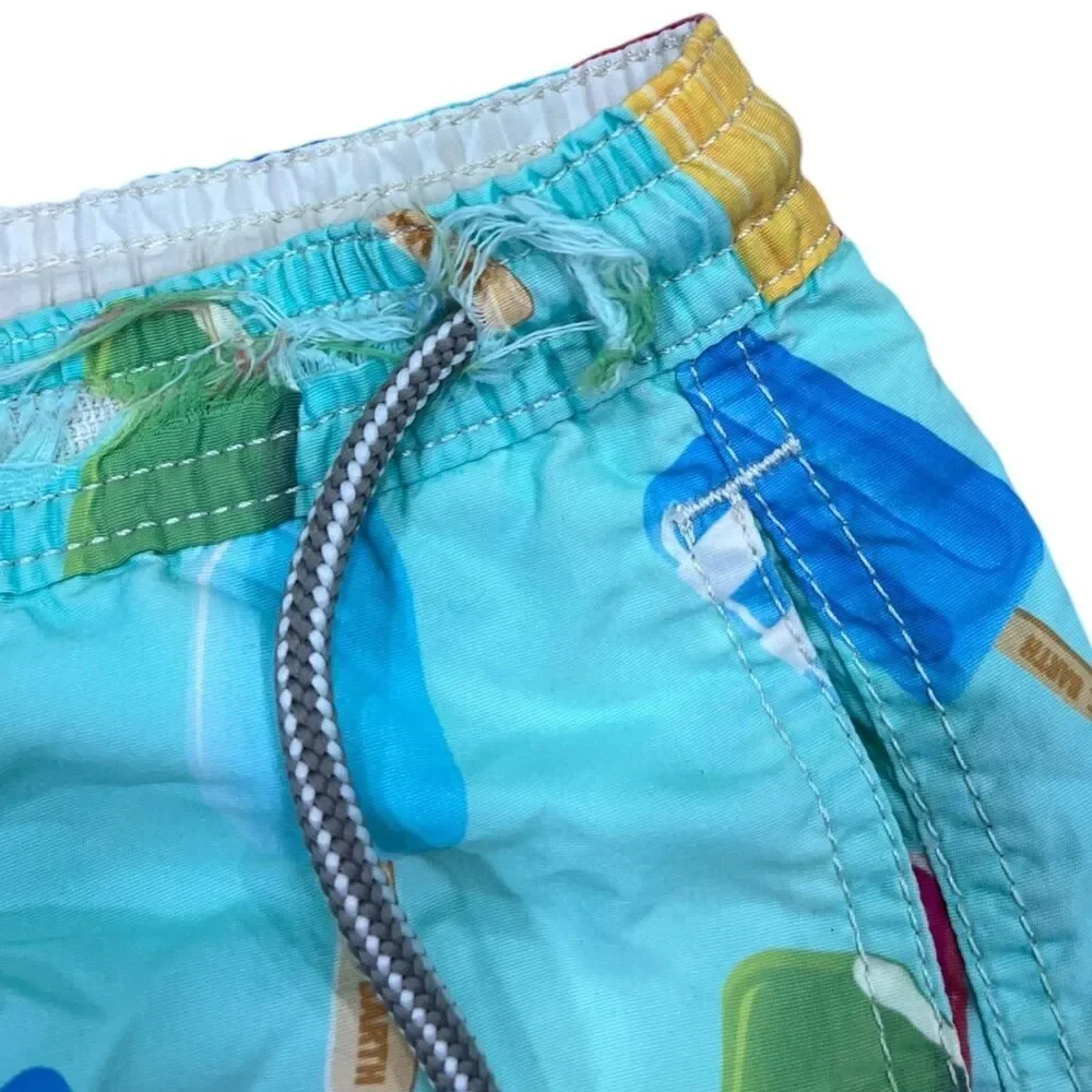 MC2 Saint Barth Blue Popcicle Ice Boys Swim Trunks L